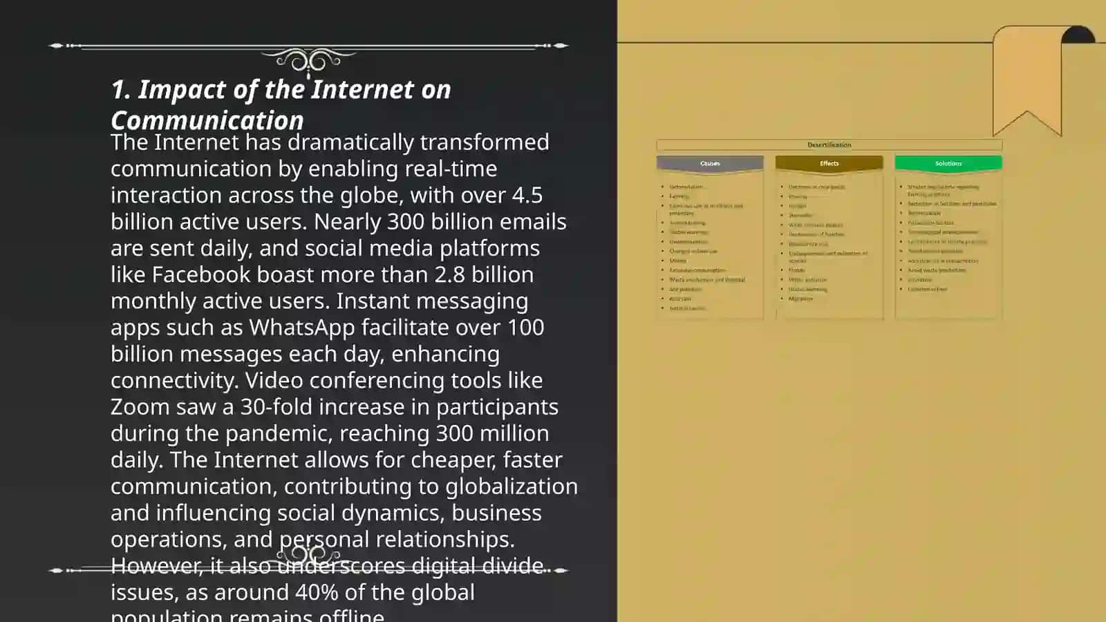 Impact of the Internet on Communication 3