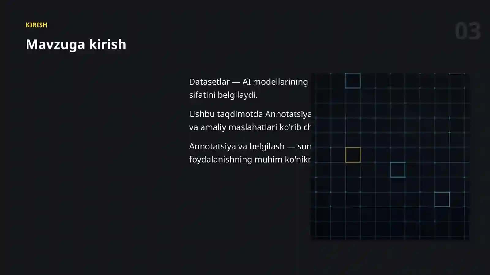 Annotatsiya va belgilash: amaliy qo'llanma 3