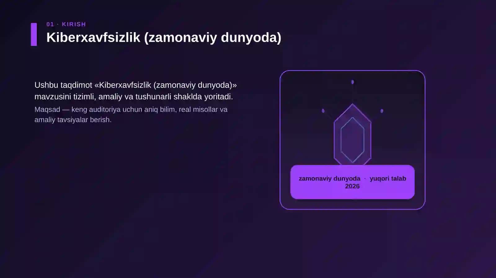 Kiberxavfsizlik (zamonaviy dunyoda) 3