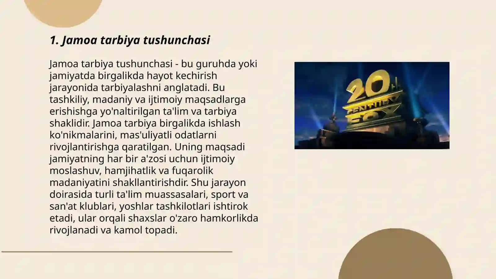 Jamoa tarbiya tushunchasi 3
