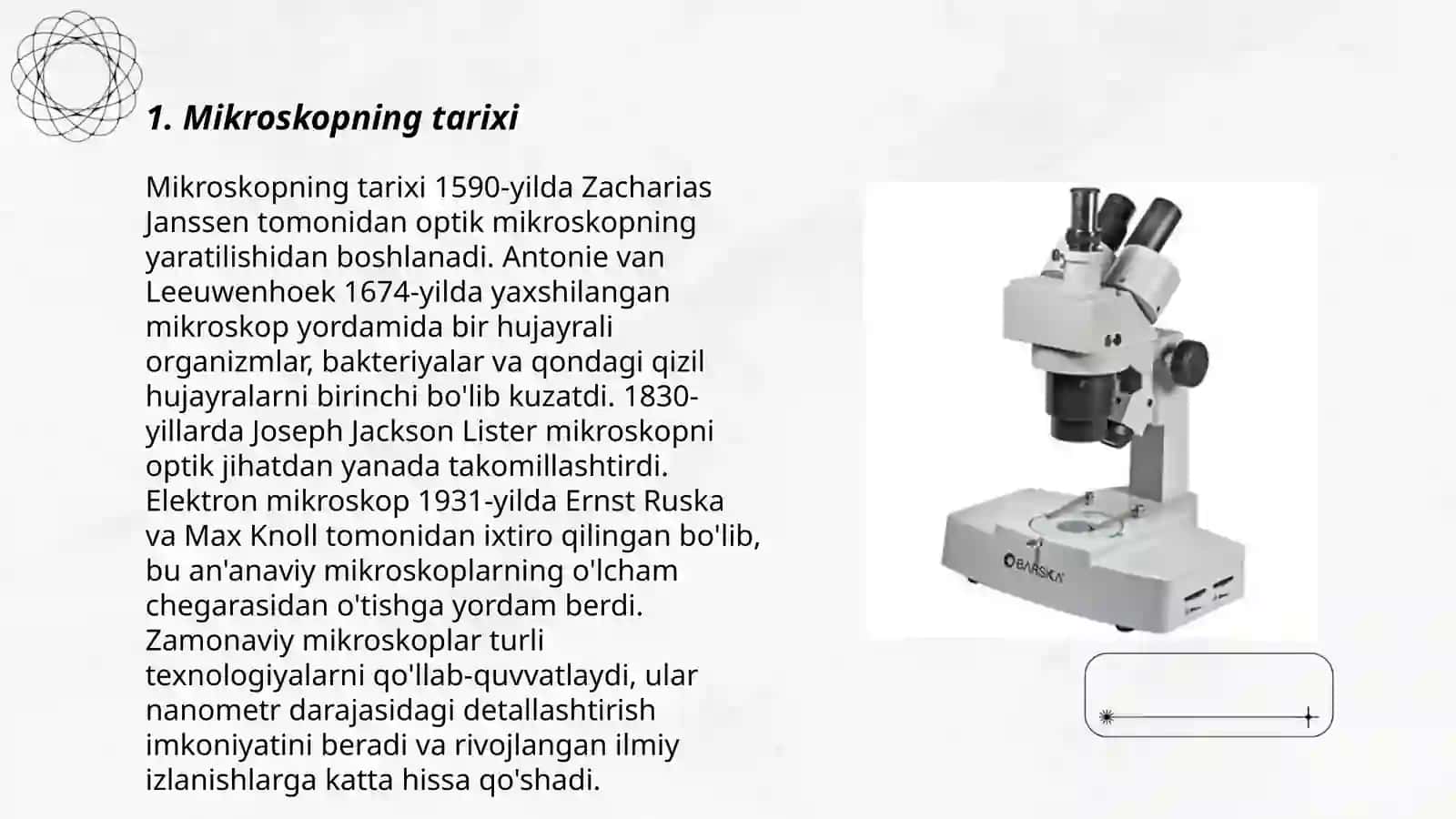 Mikroskopning tarixi 3