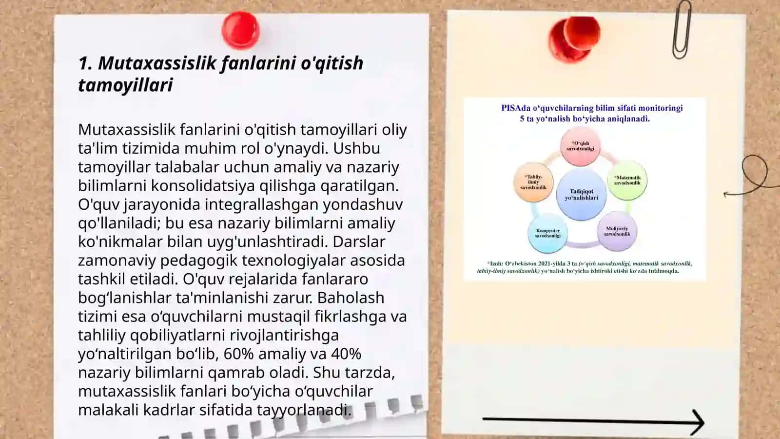 Mutaxassislik fanini o'qitish metodikasi fanini o'qitish tamoyillari va metodlari 3