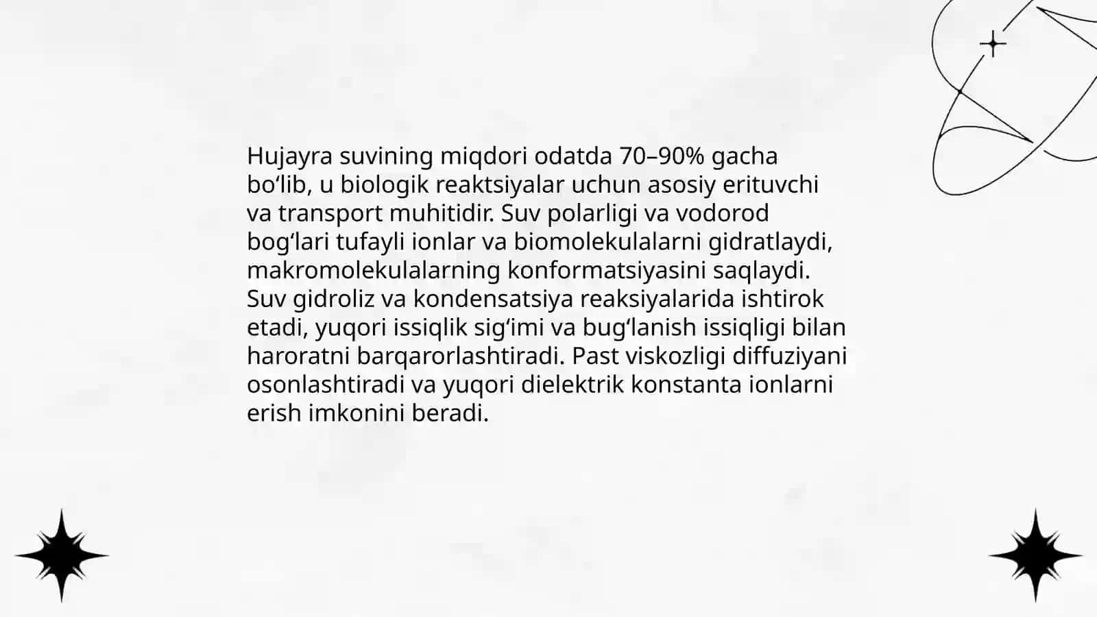Hujayraning kimyoviy tarkibi 3