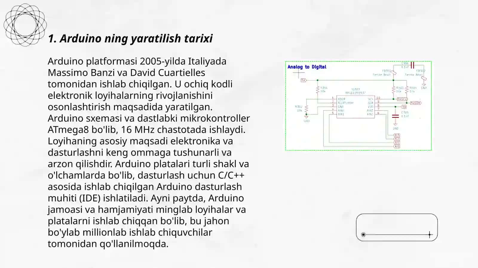 Arduino ning yaratilish tarixi va turlari 3
