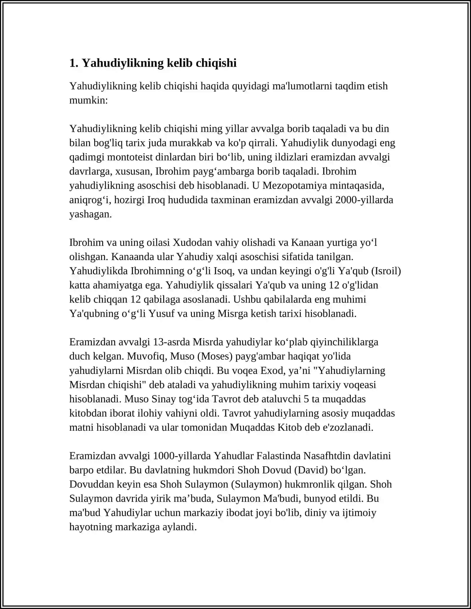 YAHUDIYLIK TALIMOTI 3