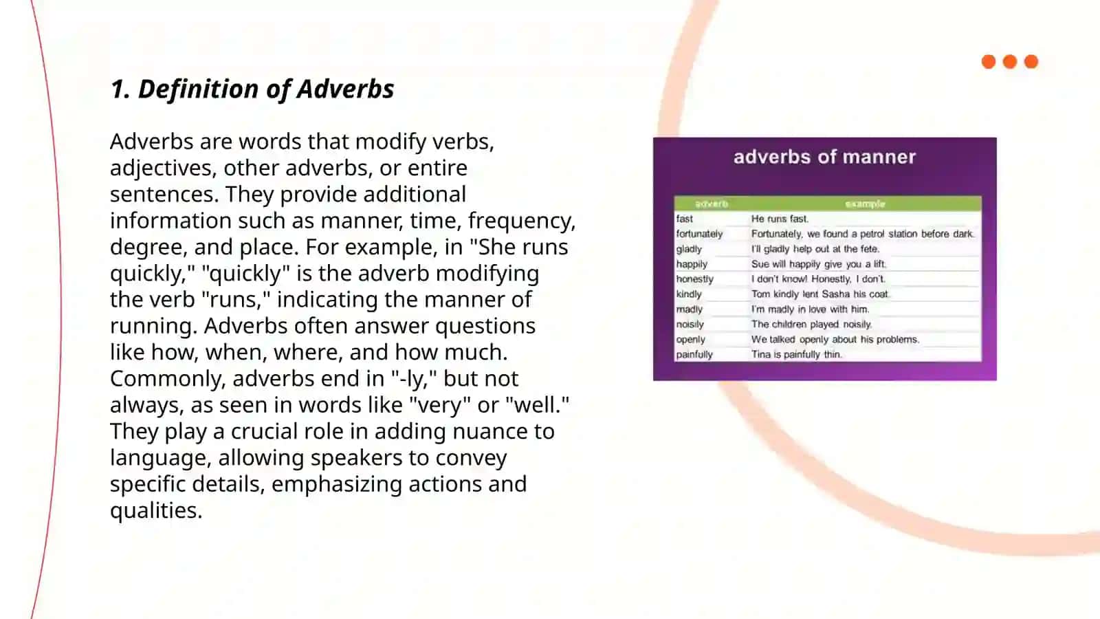 Mavzu: Adverb 3