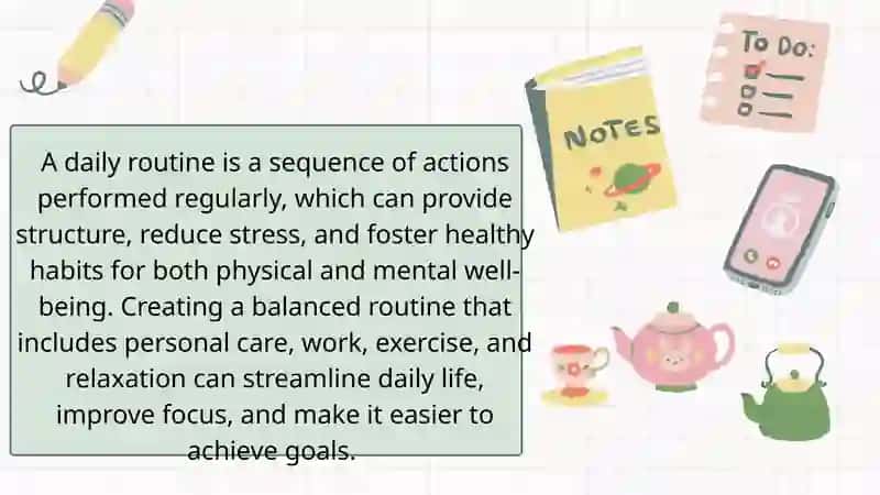 Daily Routine Tips 3