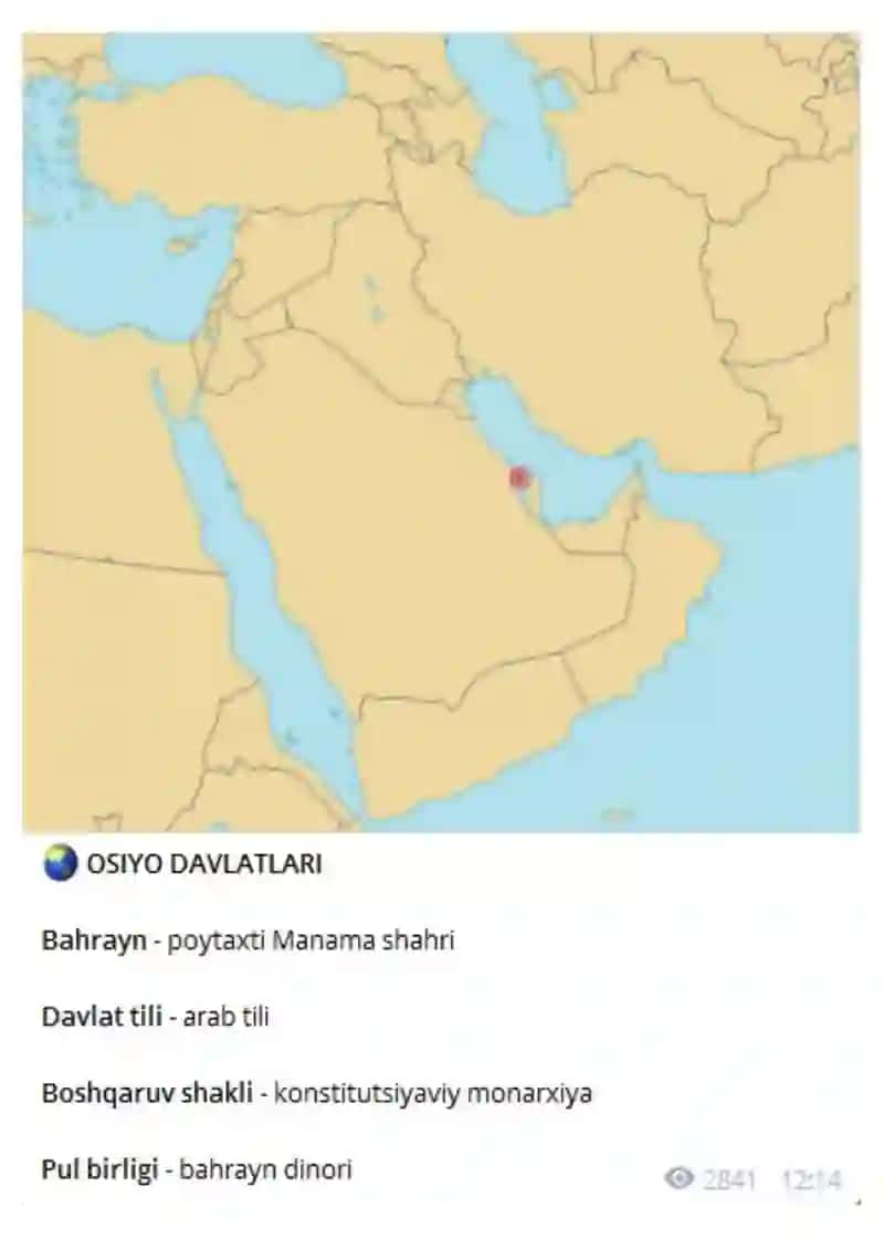 Osiyo davlatlari haqida ma'lumotlar 3