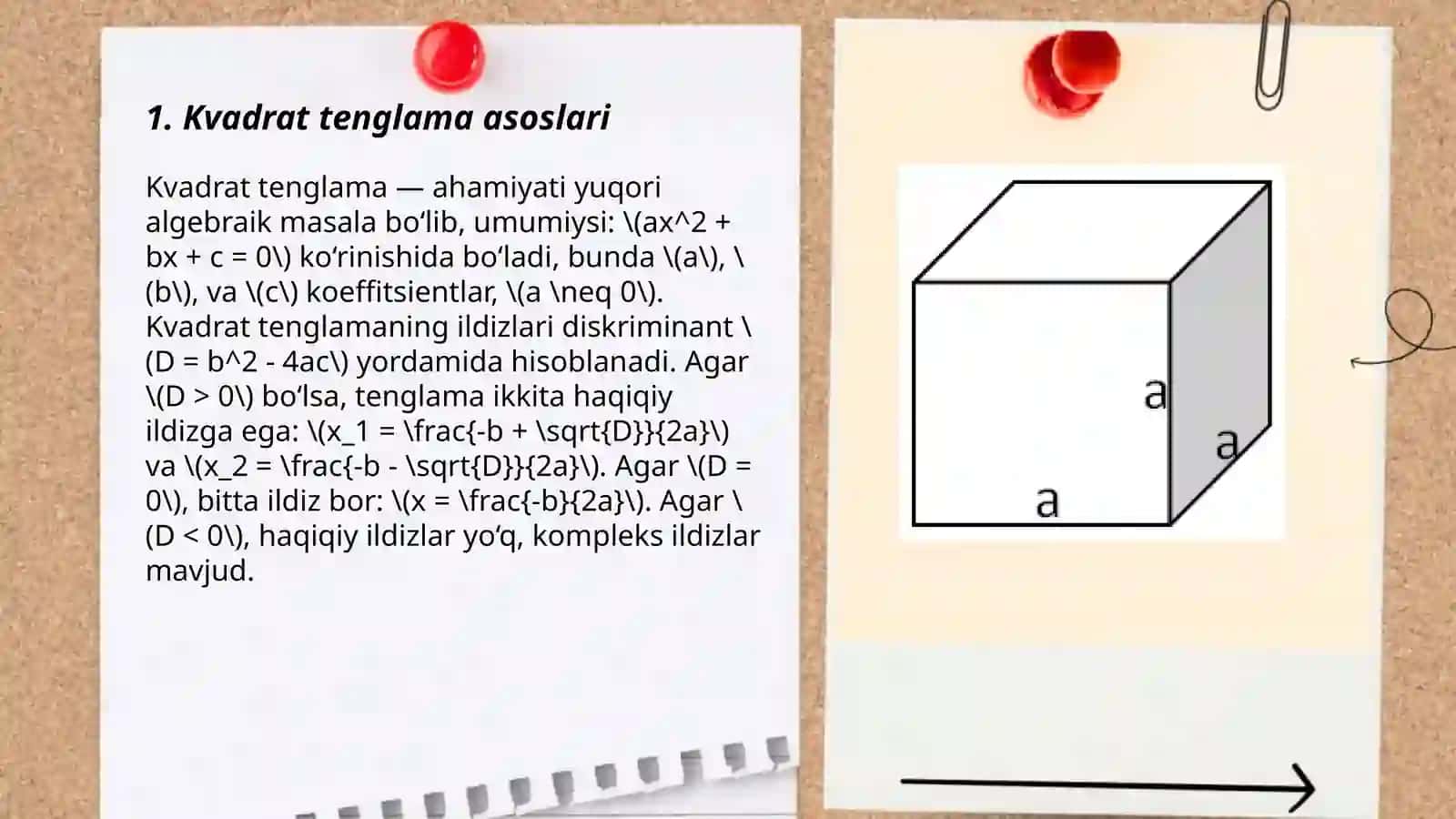 Kvadrat tenglama 3
