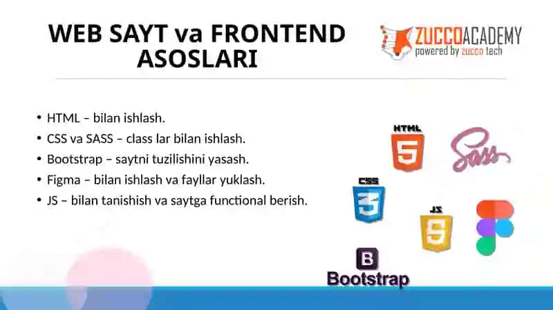 WEB SAYT va FRONTEND ASOSLARI 3