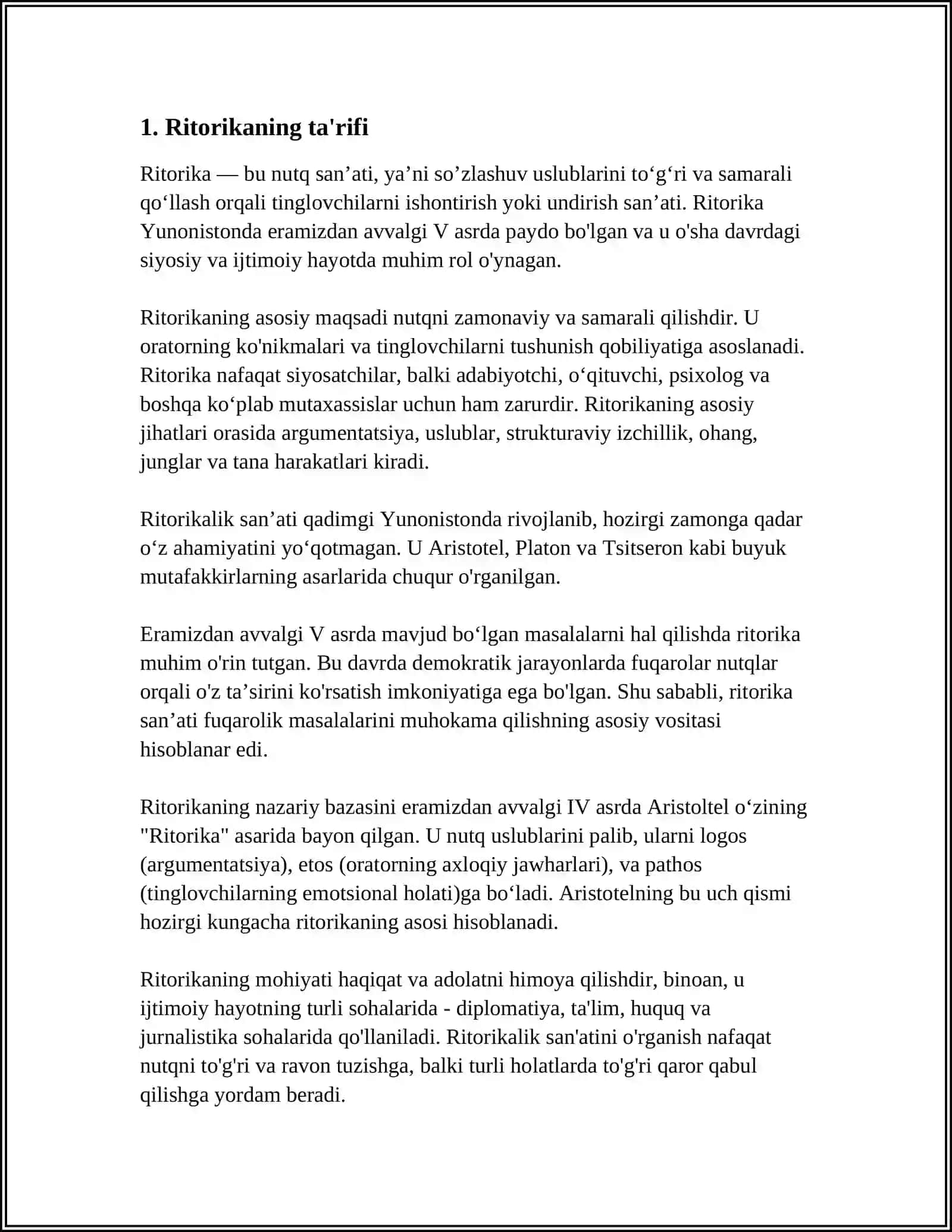 Ritorika haqida tushuncha 3