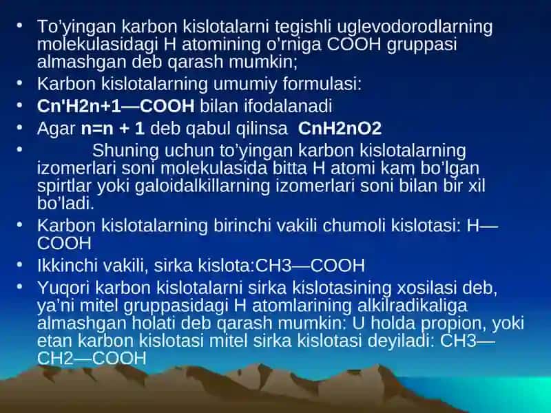 Karbon kislotalar 3