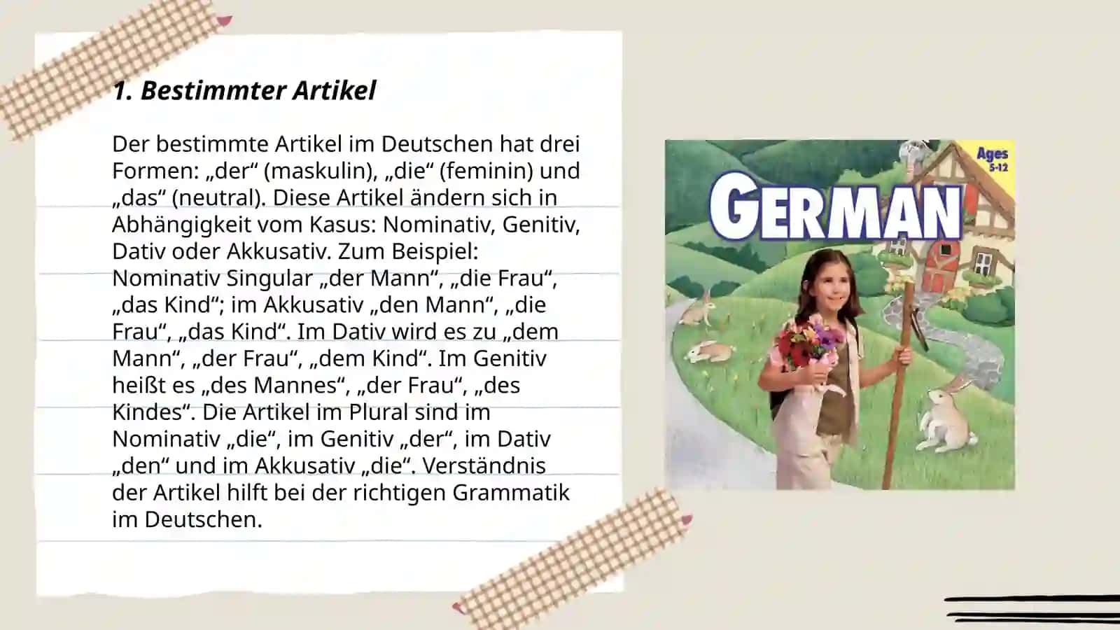 Bestimmter Artikel 3