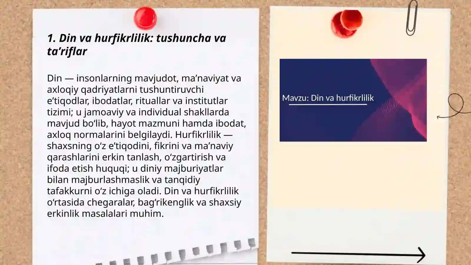 Din va hurfikrlilik 3