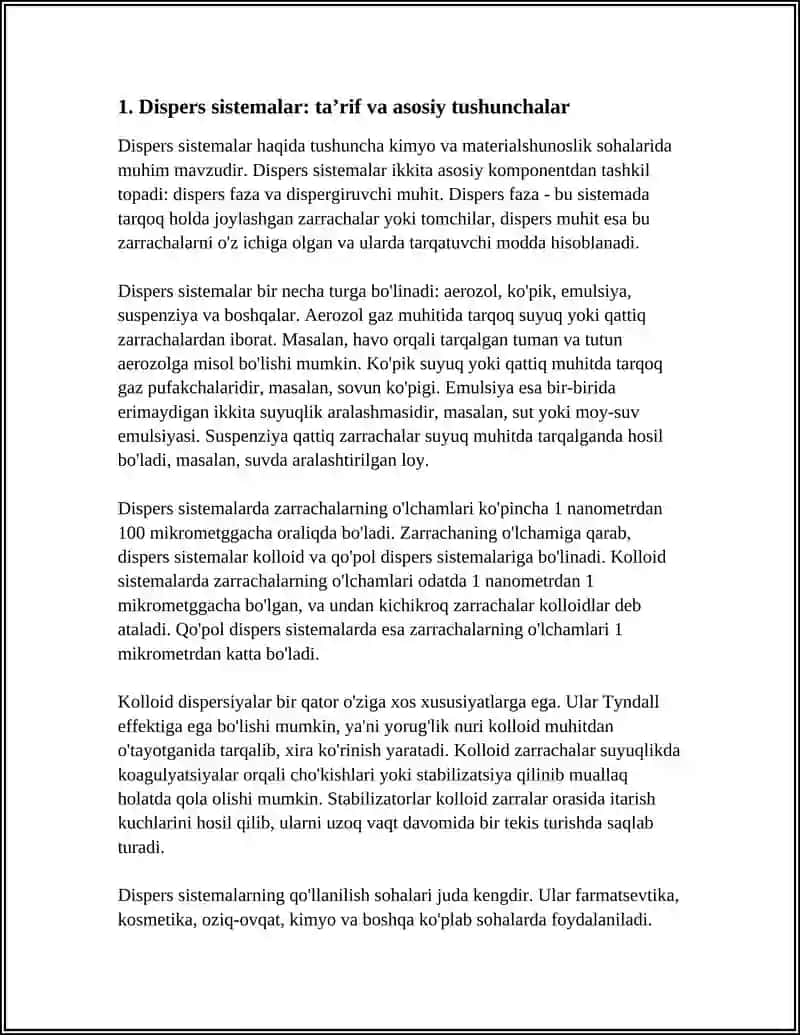 DISPERS SISTEMALAR 3