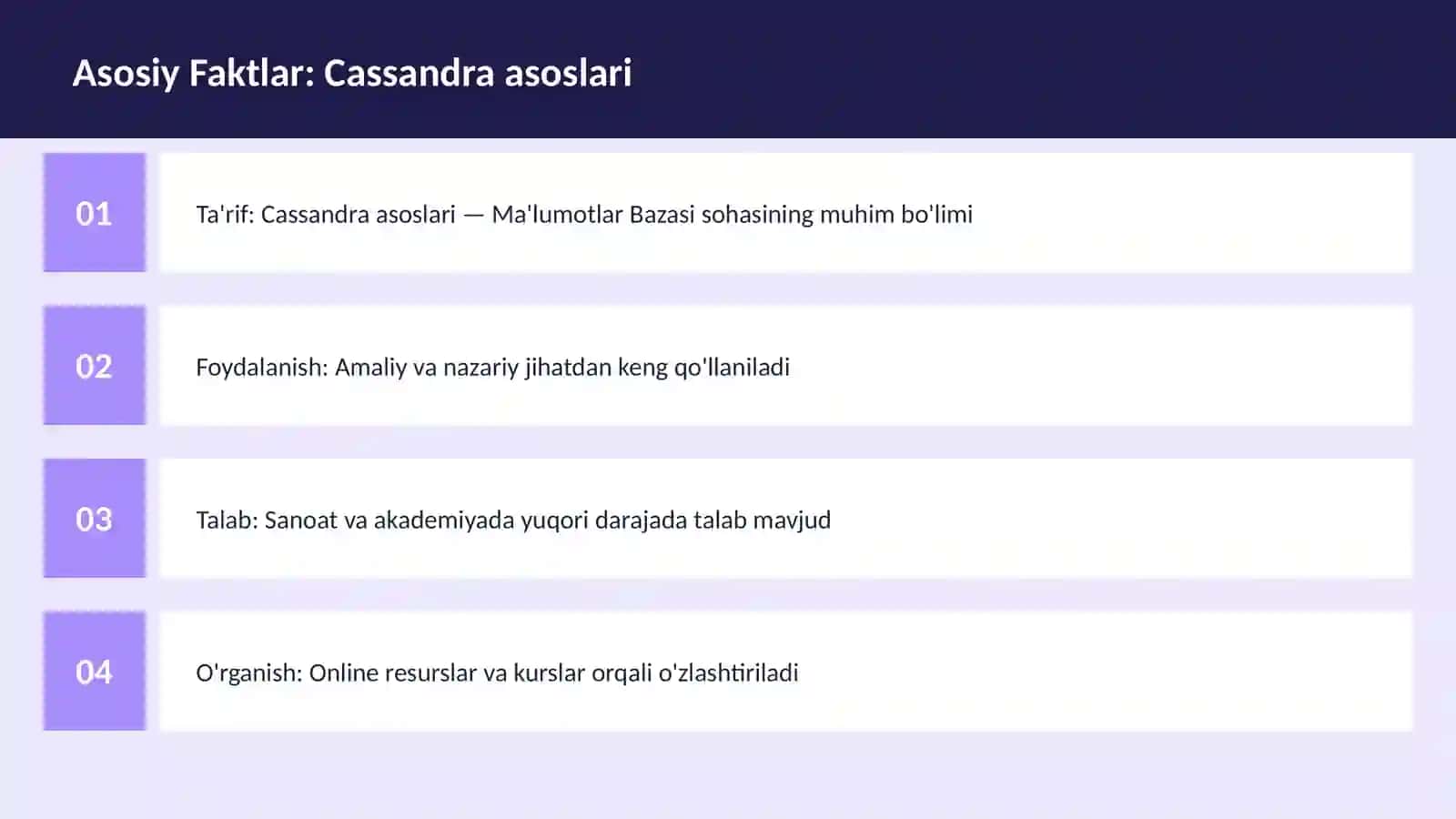 Cassandra asoslari 3