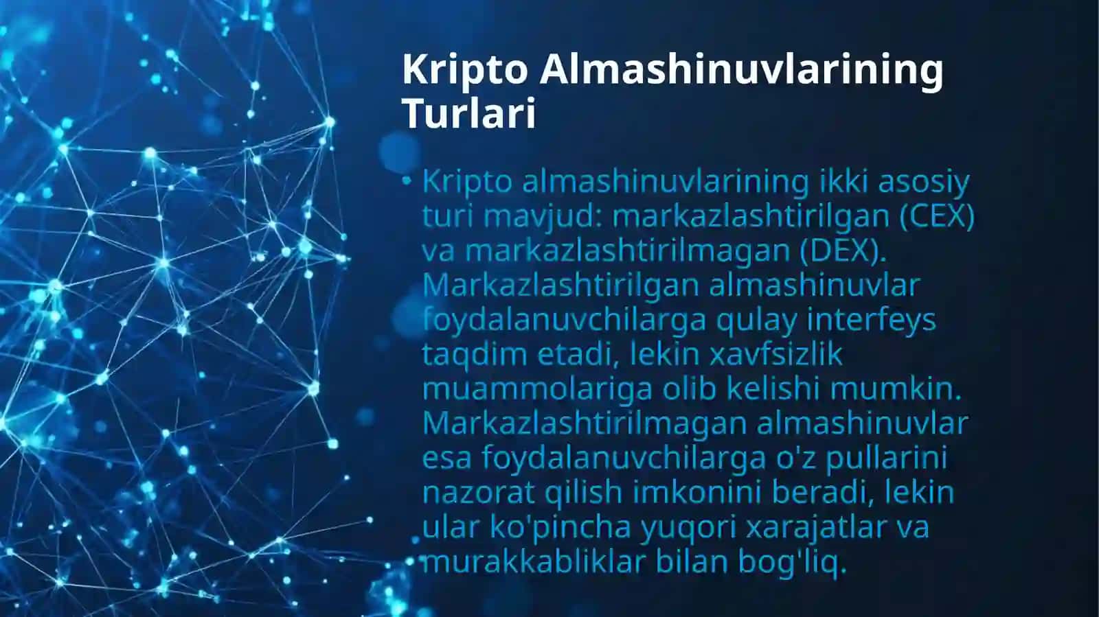 Kripto almashinuvlar 3