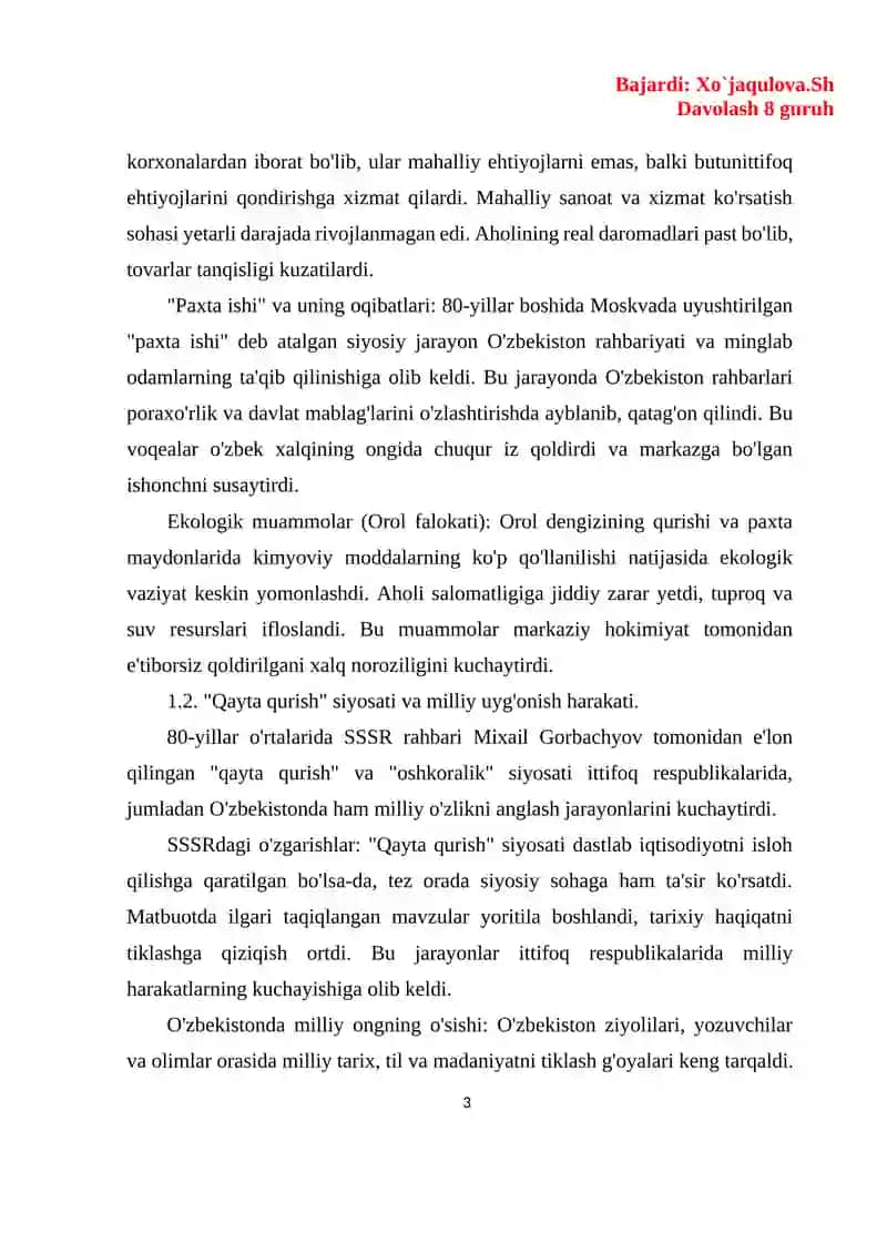 Mustaqillik Jarayoni 3