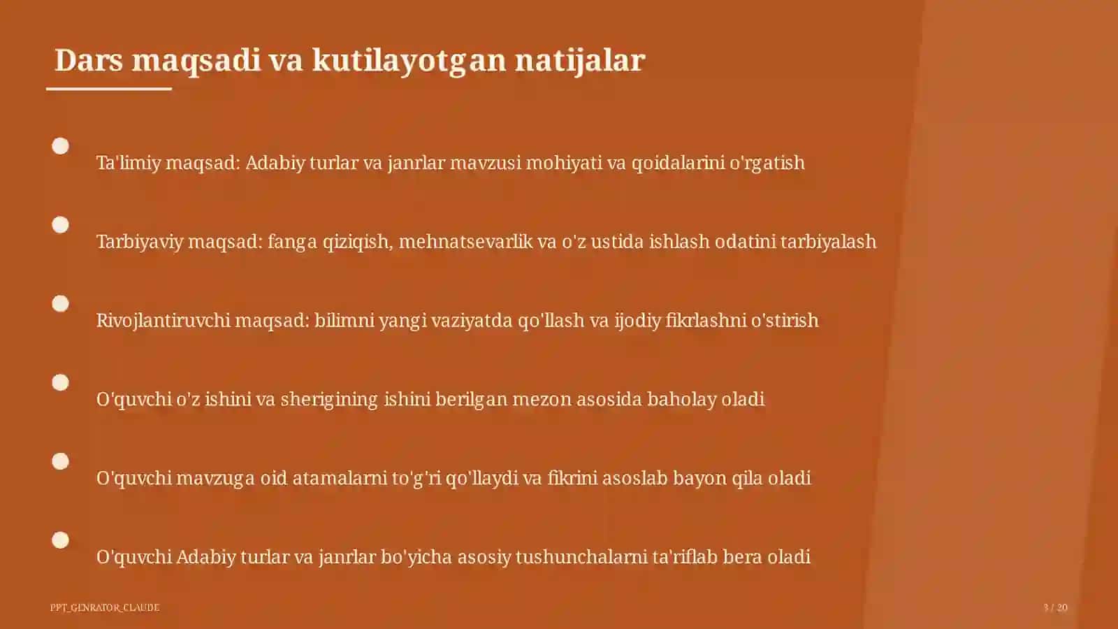 Adabiy turlar va janrlar (10-sinf) 3