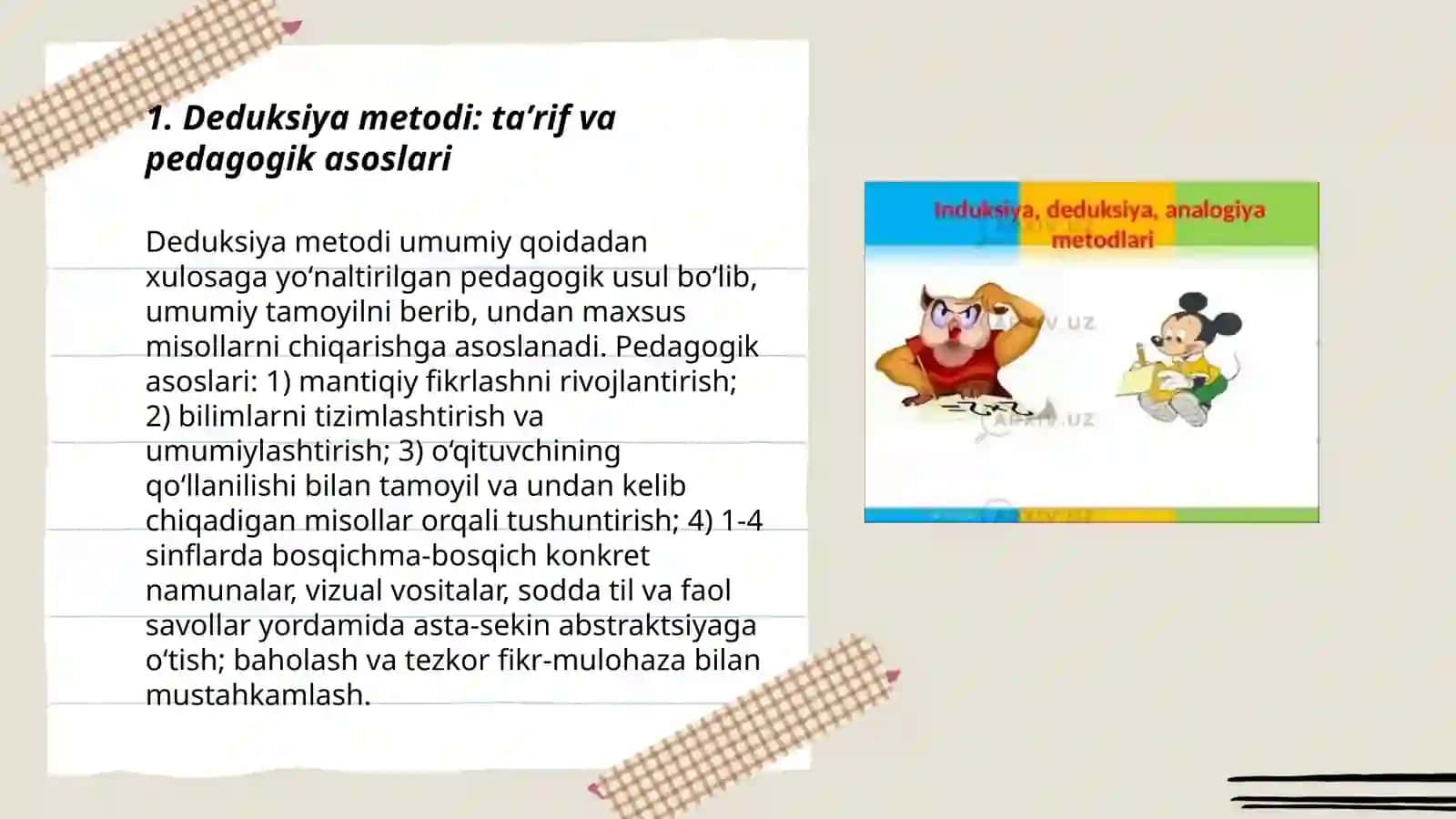 Deduksiya metodi 3