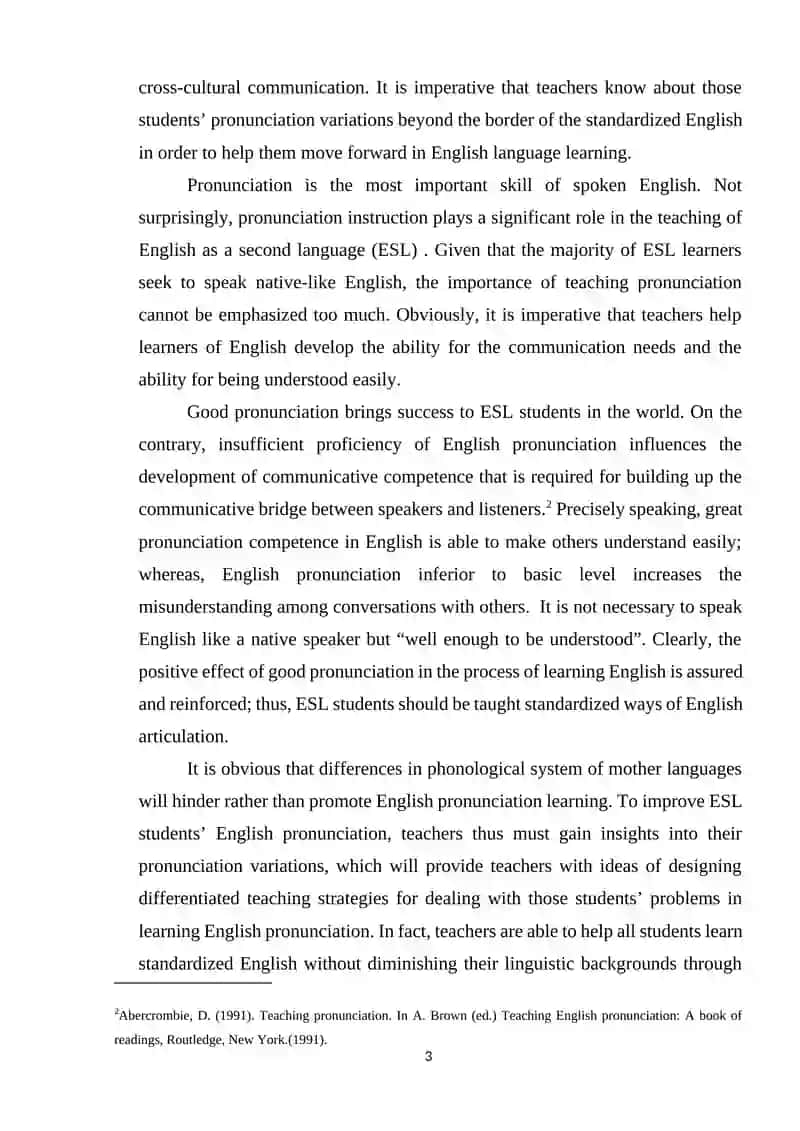 Problems of teaching English pronunciation to young learners 3