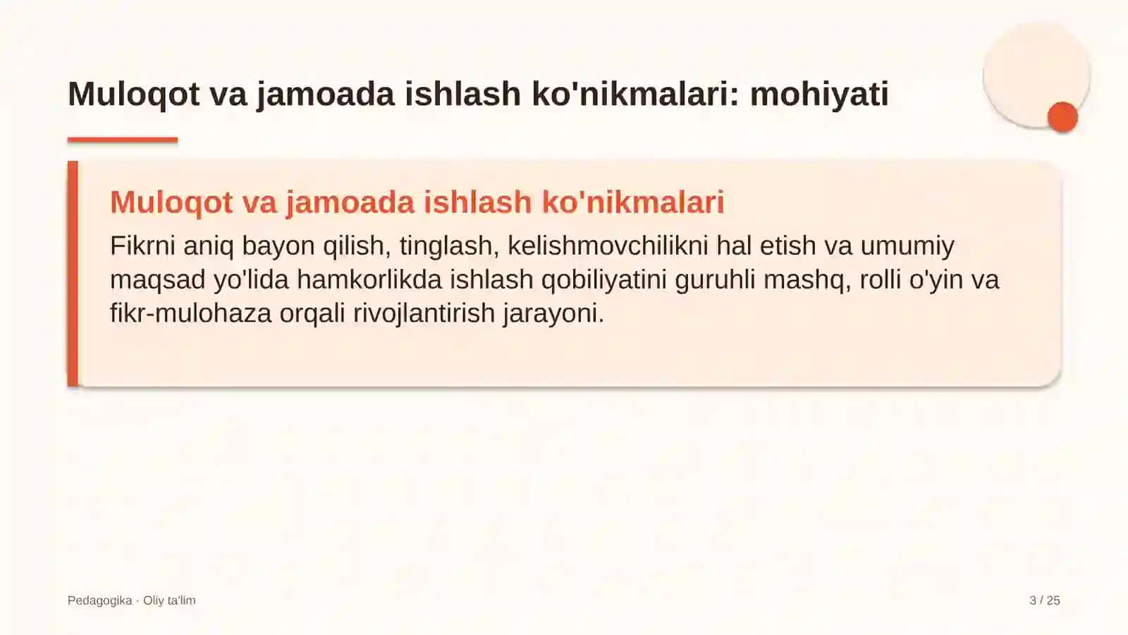 chegara qo'shinlarida muloqot va jamoada ishlash ko'nikmalarini rivojlantirish 3416 3