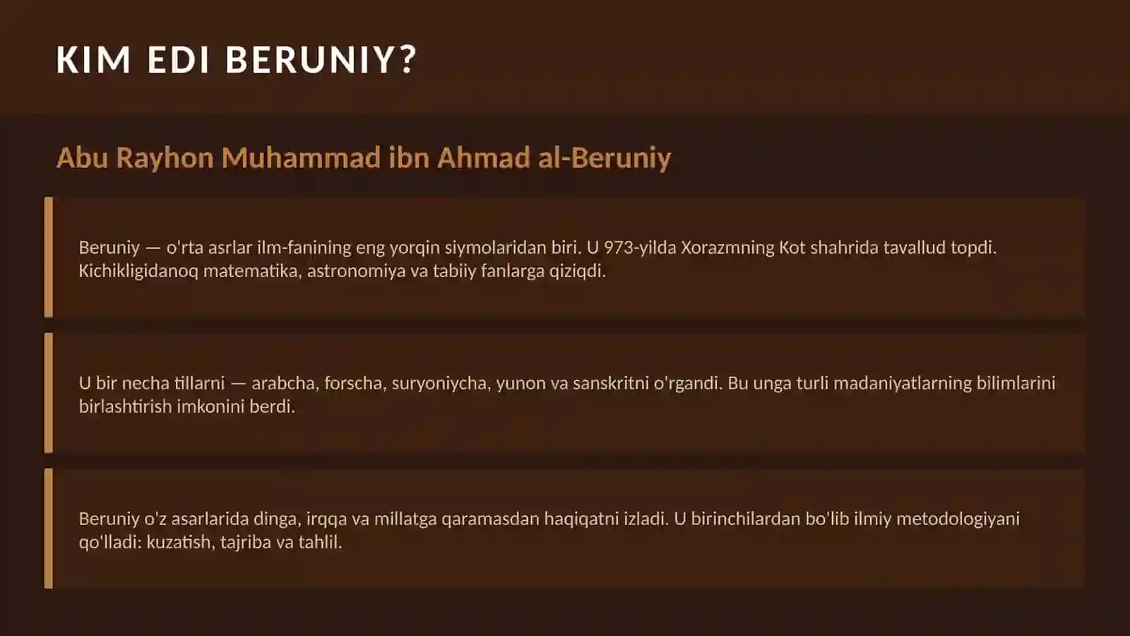 ABU RAYHON BERUNIY 3