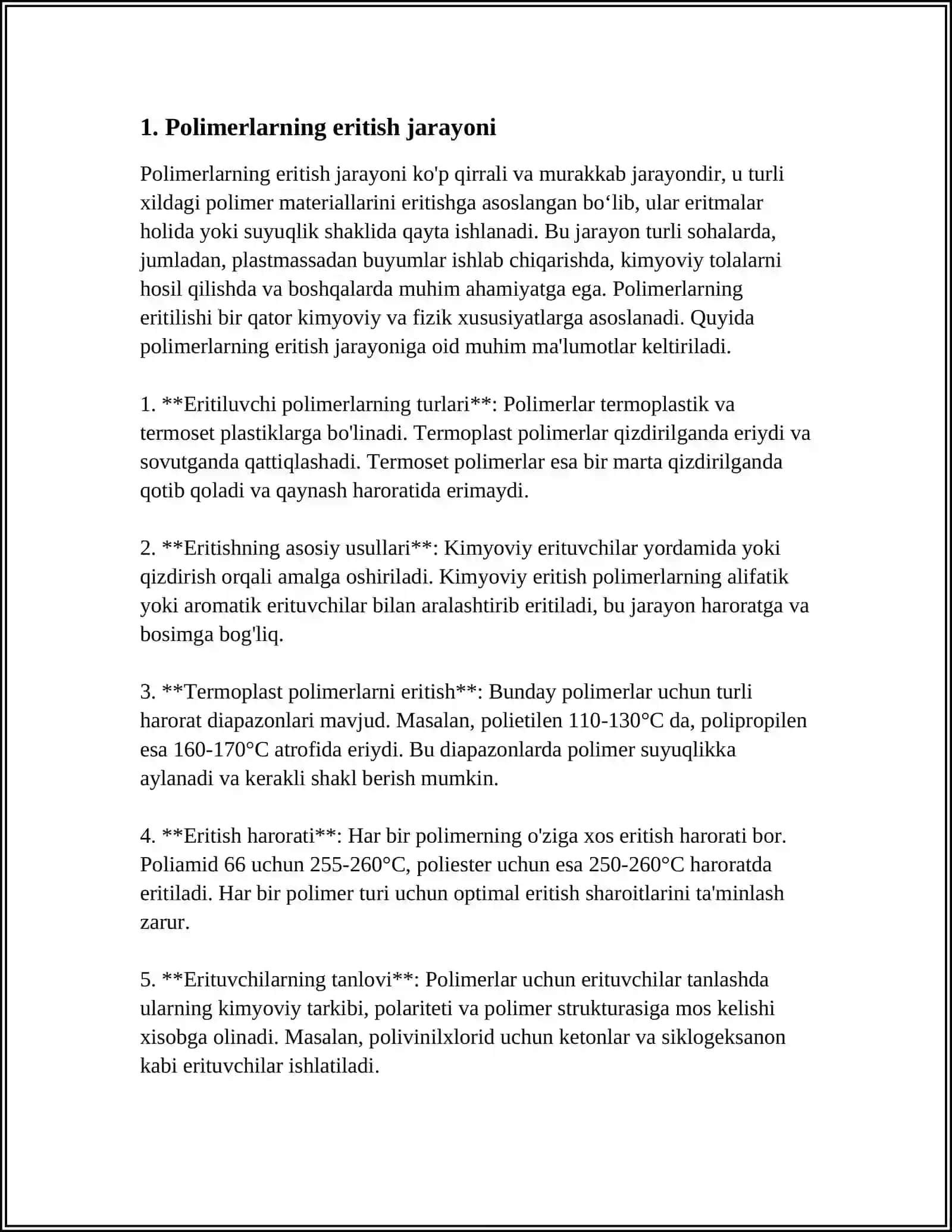 POLIMER ERITMALARI 3