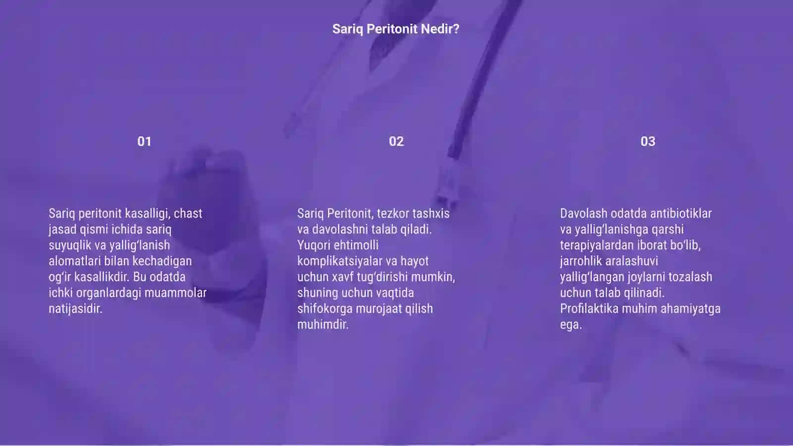 Sariq peritonit kasalligi 3