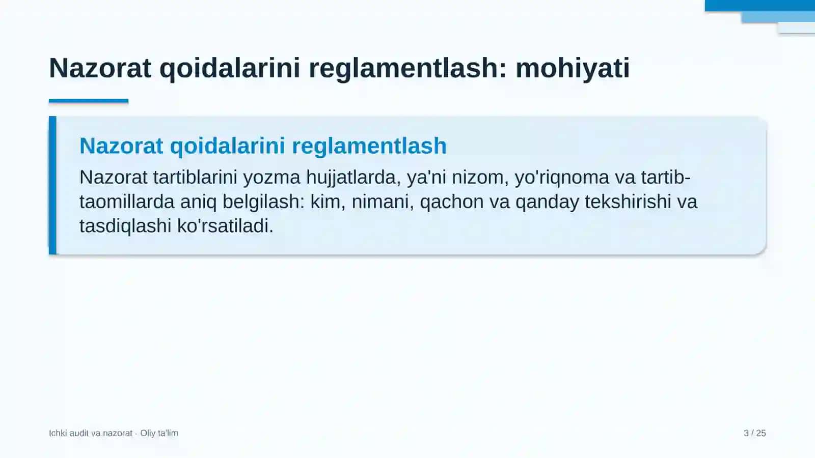 IT-ta'lim markazlarida nazorat qoidalarini reglamentlash 3