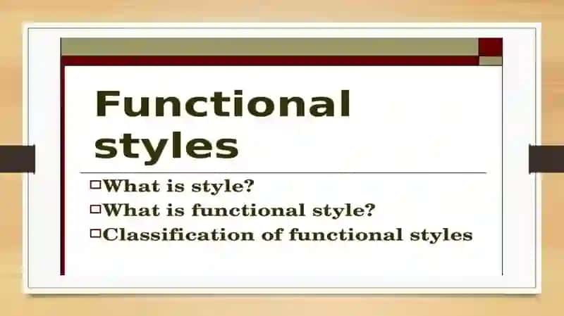 Functional style 3