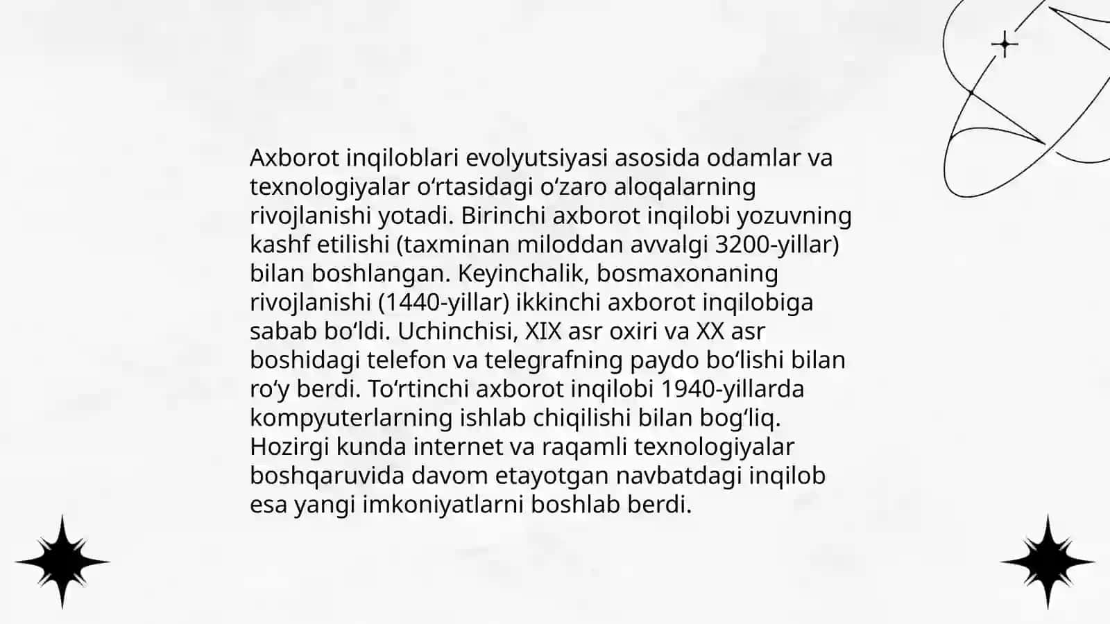 Dunyo tarixida axborot inqiloblari 3