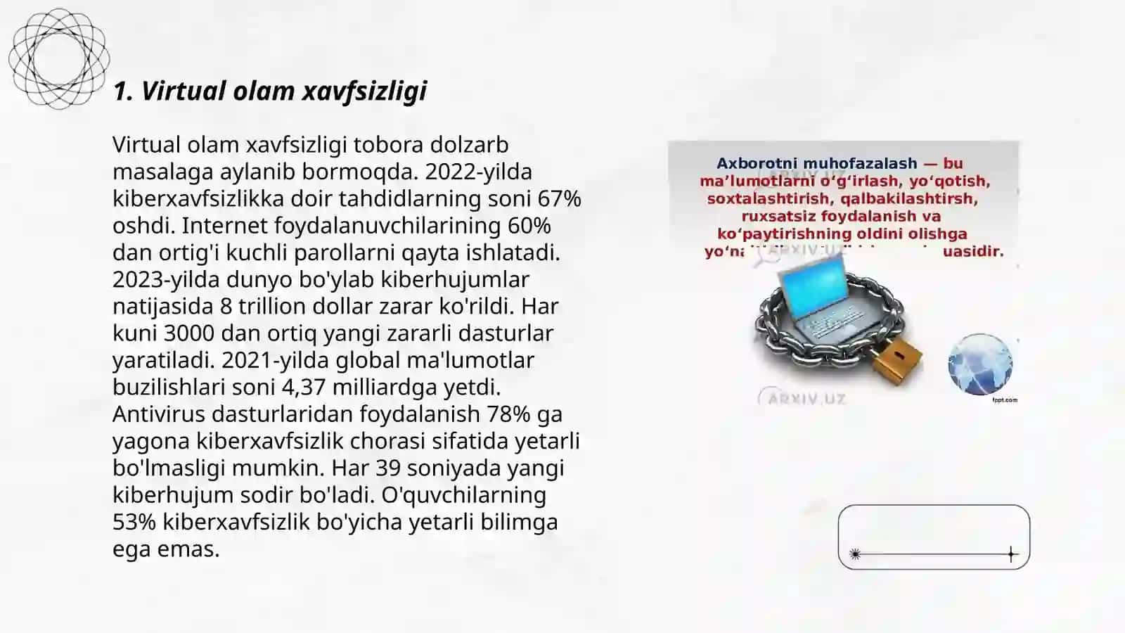 Virtual olamdan foydalanish va himoyalanish 3