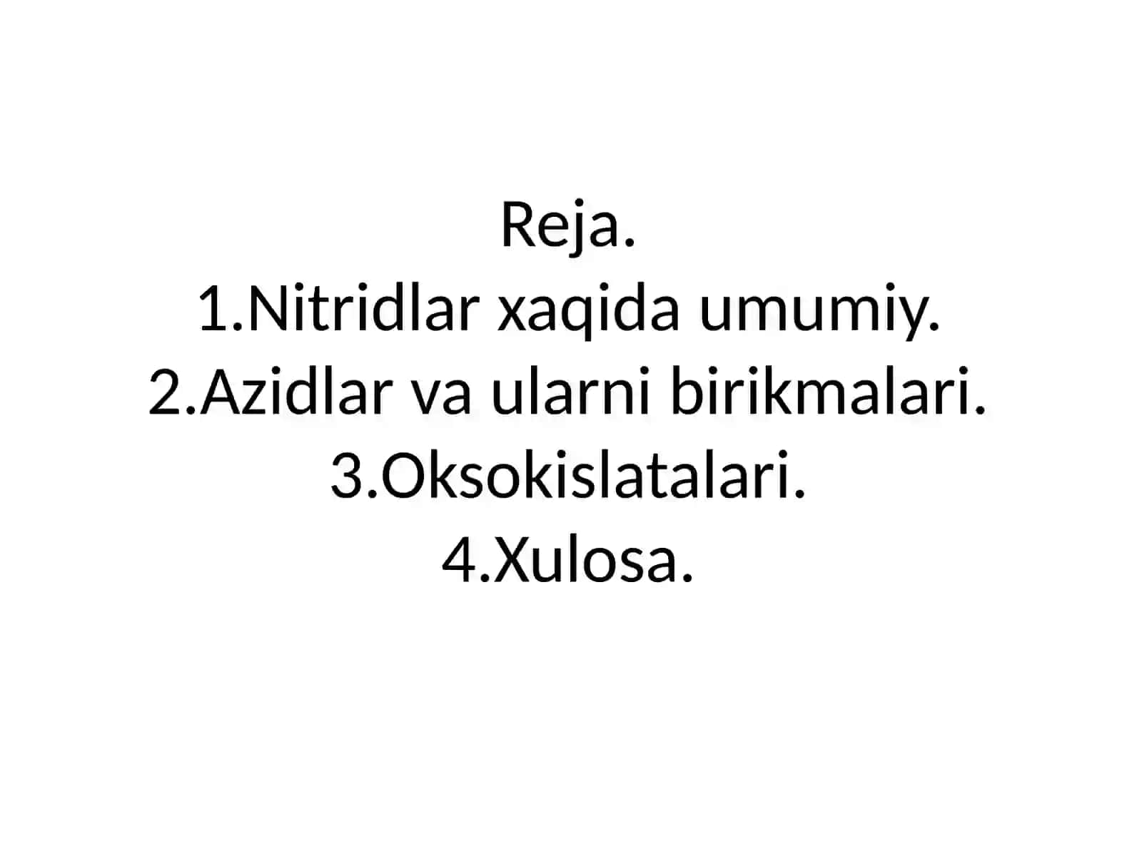 Nitridlar 3