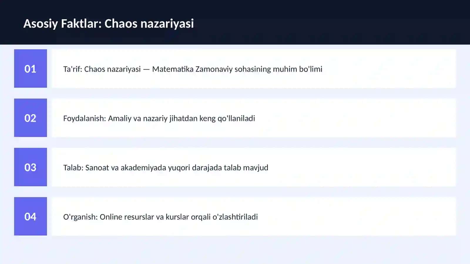 Chaos nazariyasi 3