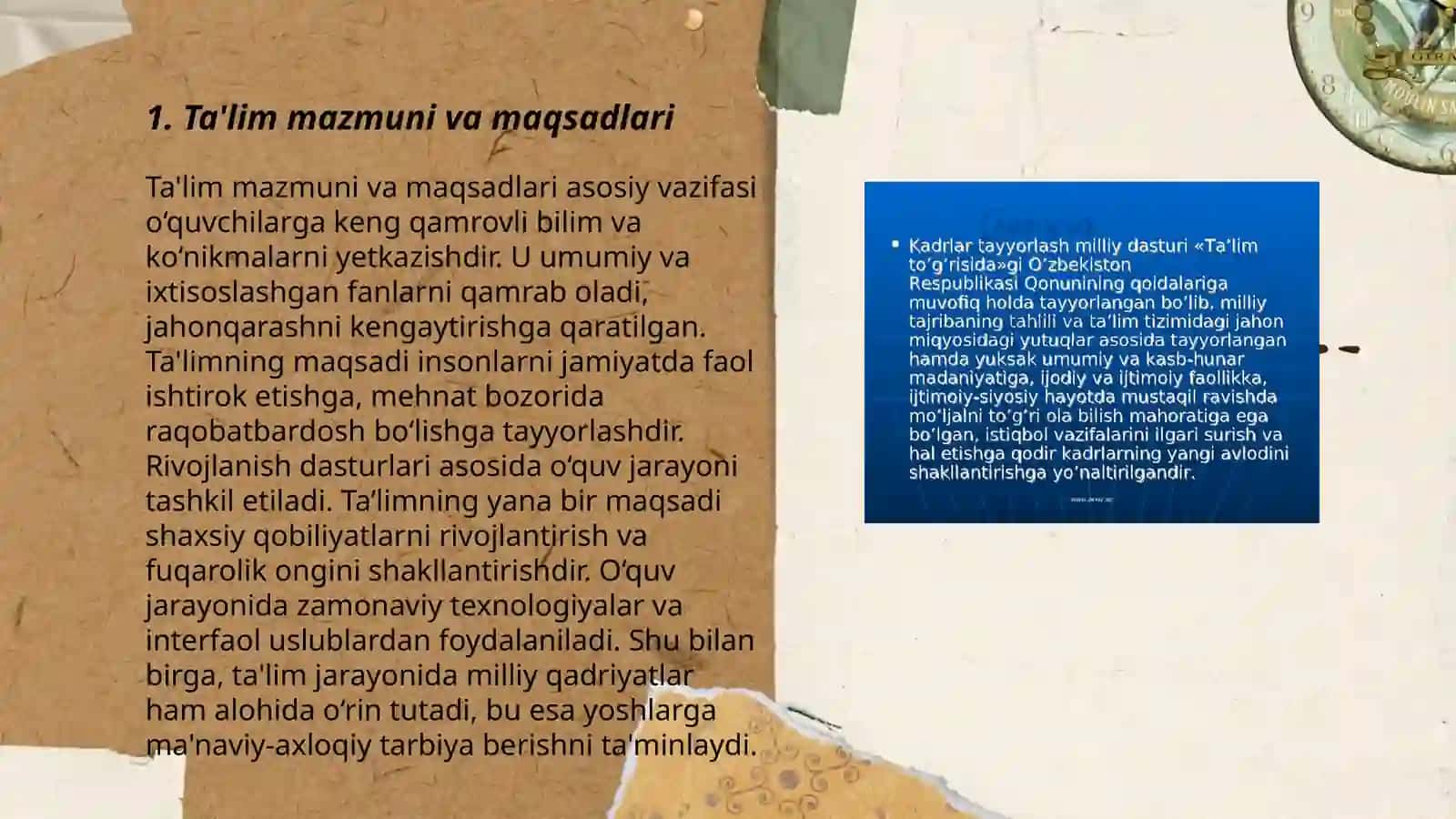 Davlat ta'lim standartlari 3