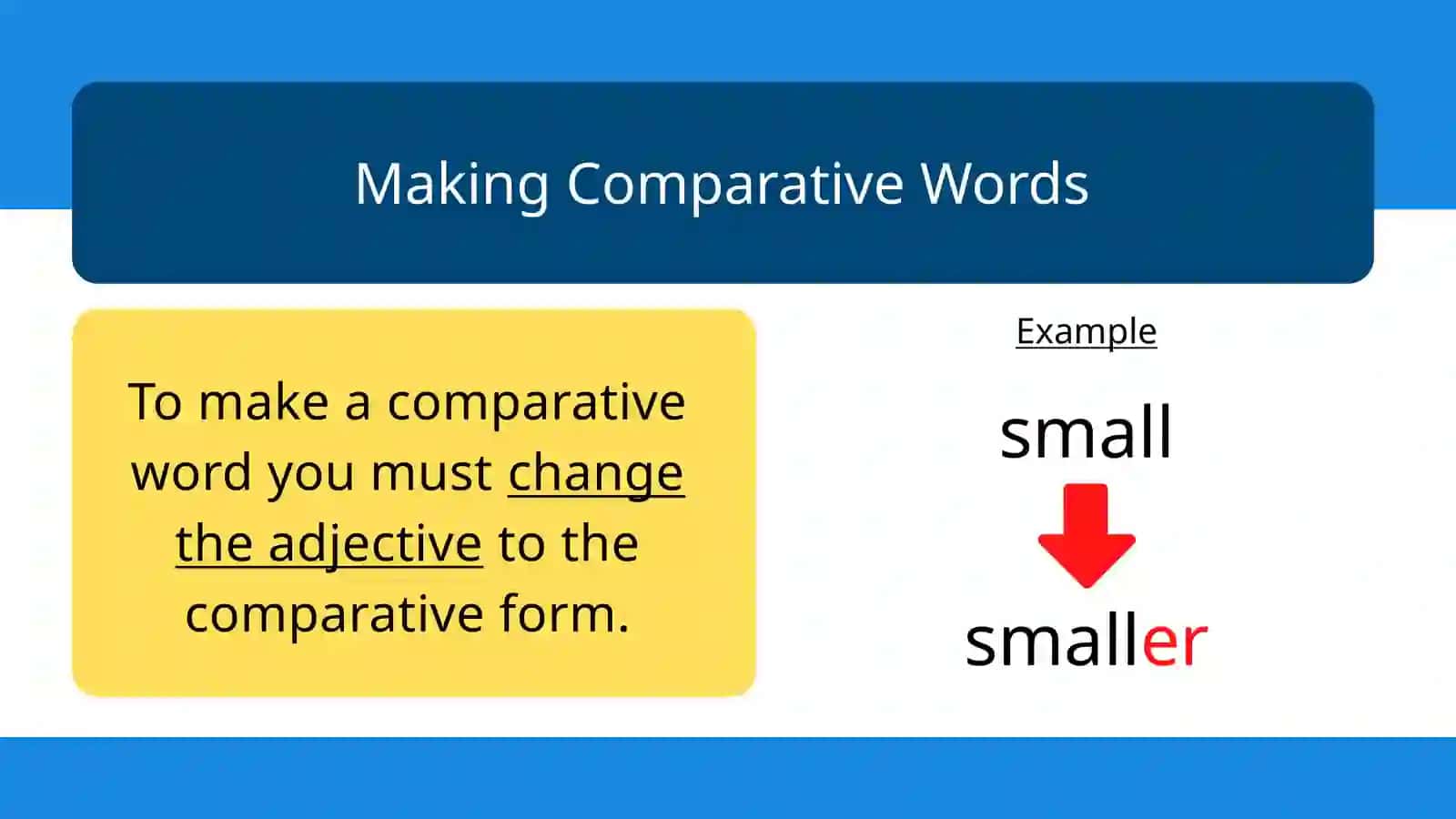 COMPARATIVE ADJECTIVES 3