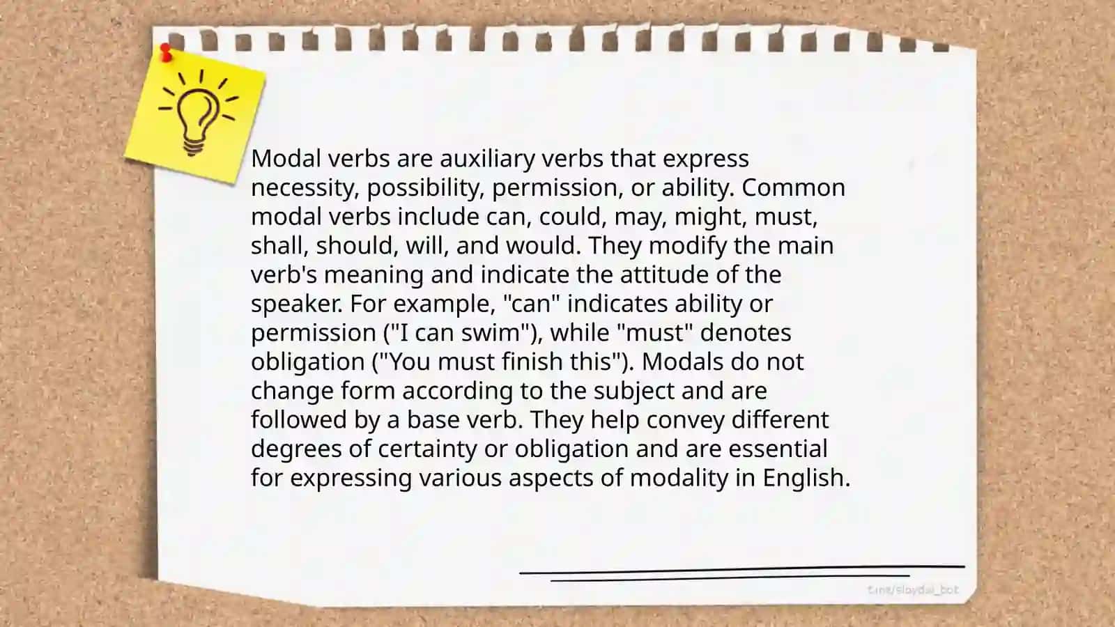 Modal verbs 3