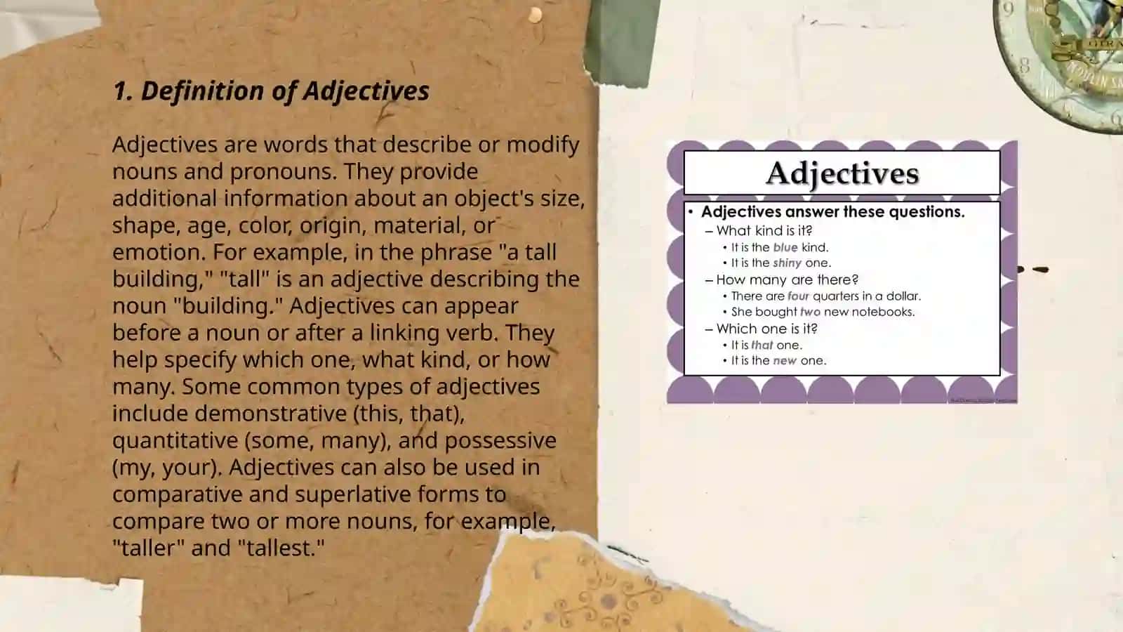 Adjectives 3