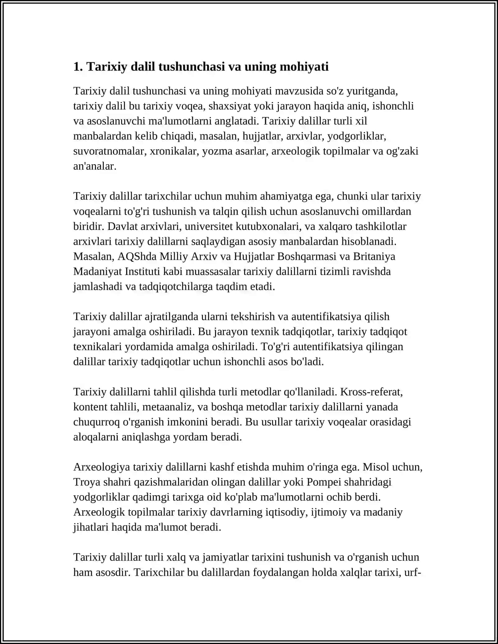 TARIXIY DALIL VA UNING INTERPRETATSIYASI 3