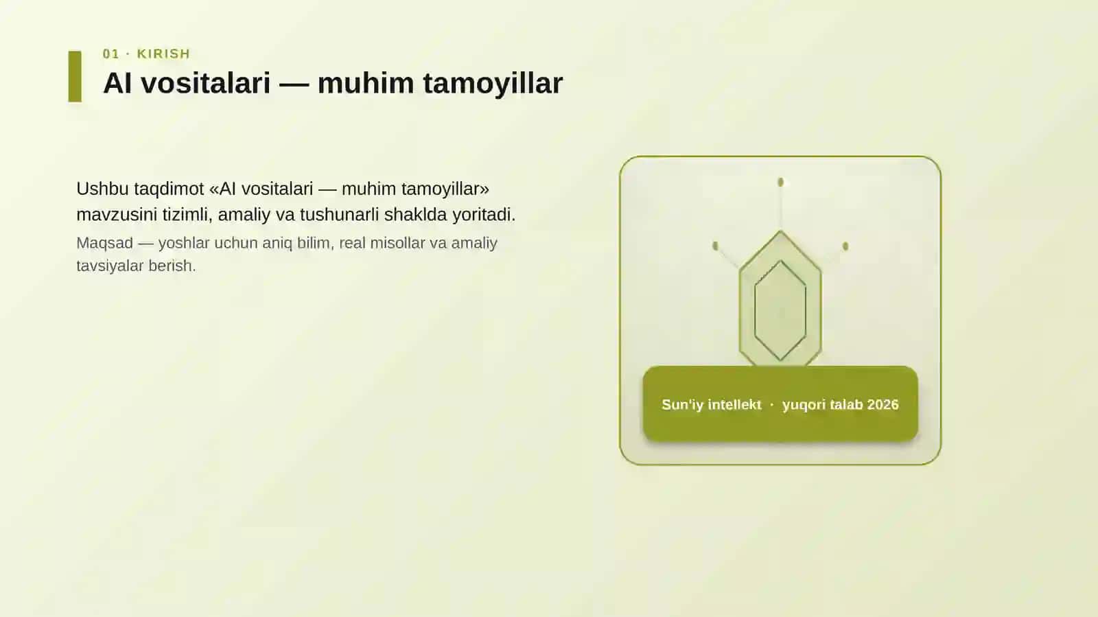 AI vositalari — muhim tamoyillar 3
