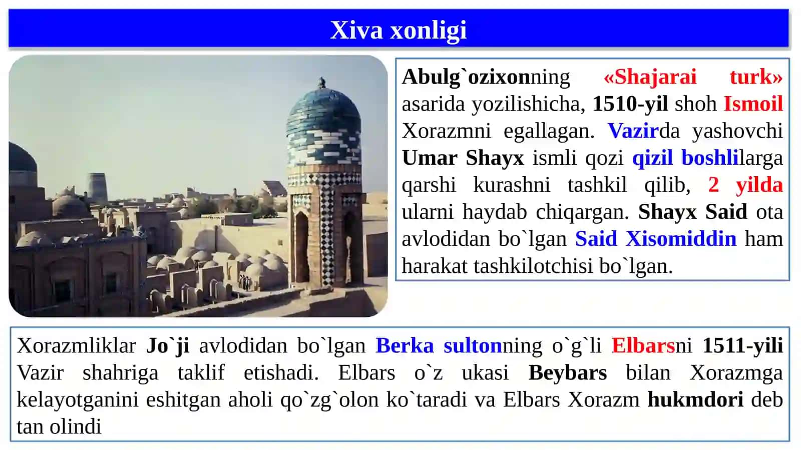 Hiva va Qo’qon xonliklari 3