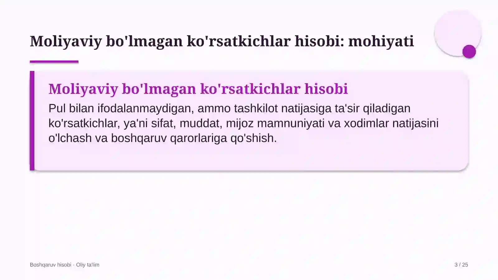 bolalar o'smirlar sport maktablarida moliyaviy bo'lmagan ko'rsatkichlarni hisobga olish 6694 3