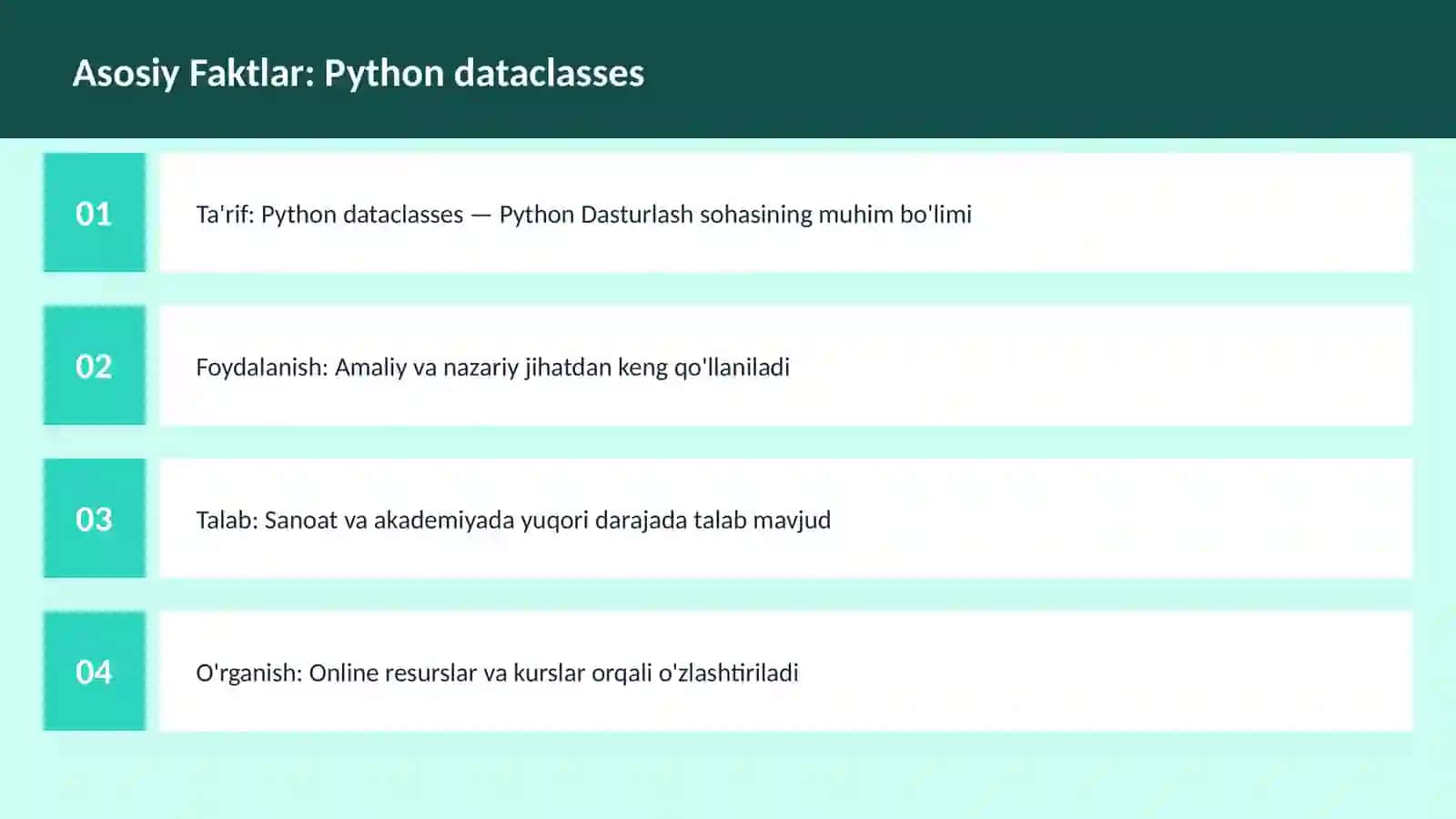 PYTHON DASTURLASH 3