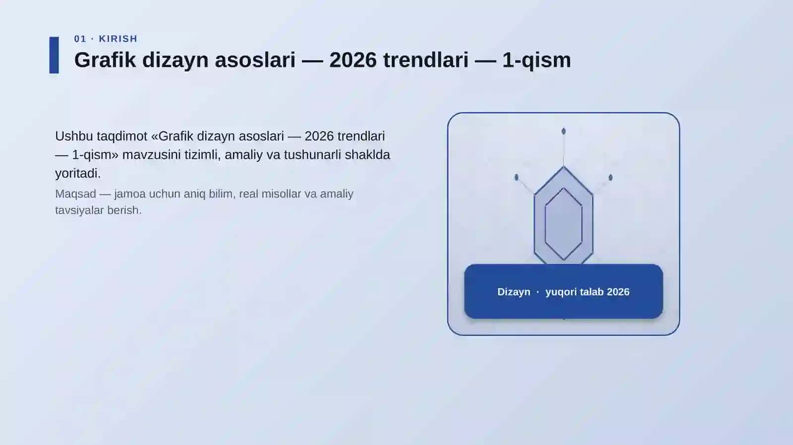 Grafik dizayn asoslari — 2026 trendlari — 1-qism 3
