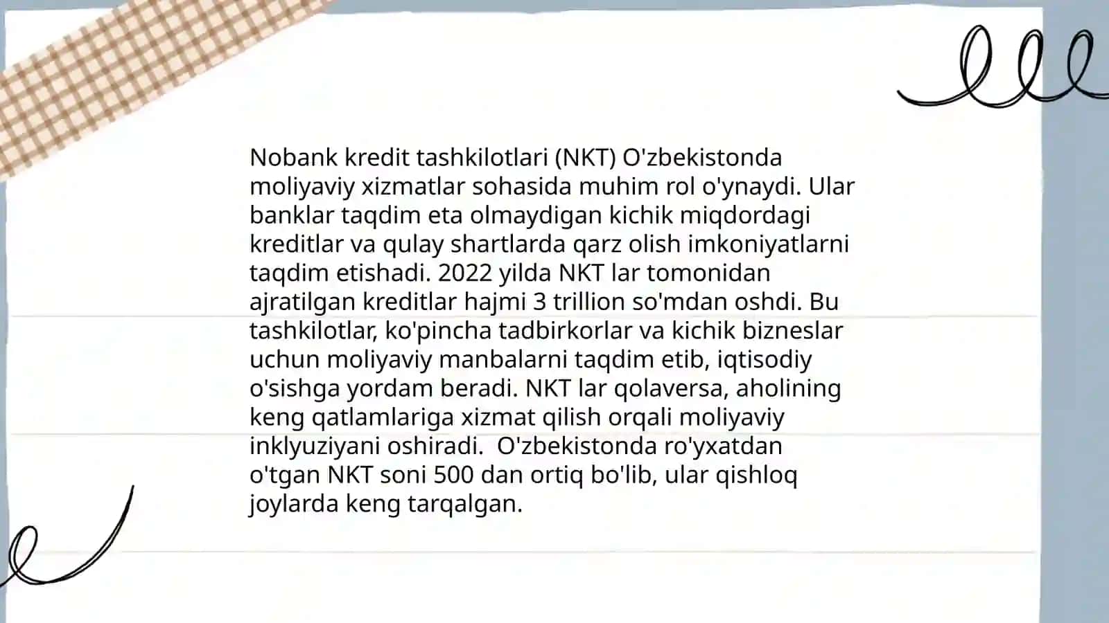 Nobank kredit tashkilotlari zarurligi 3
