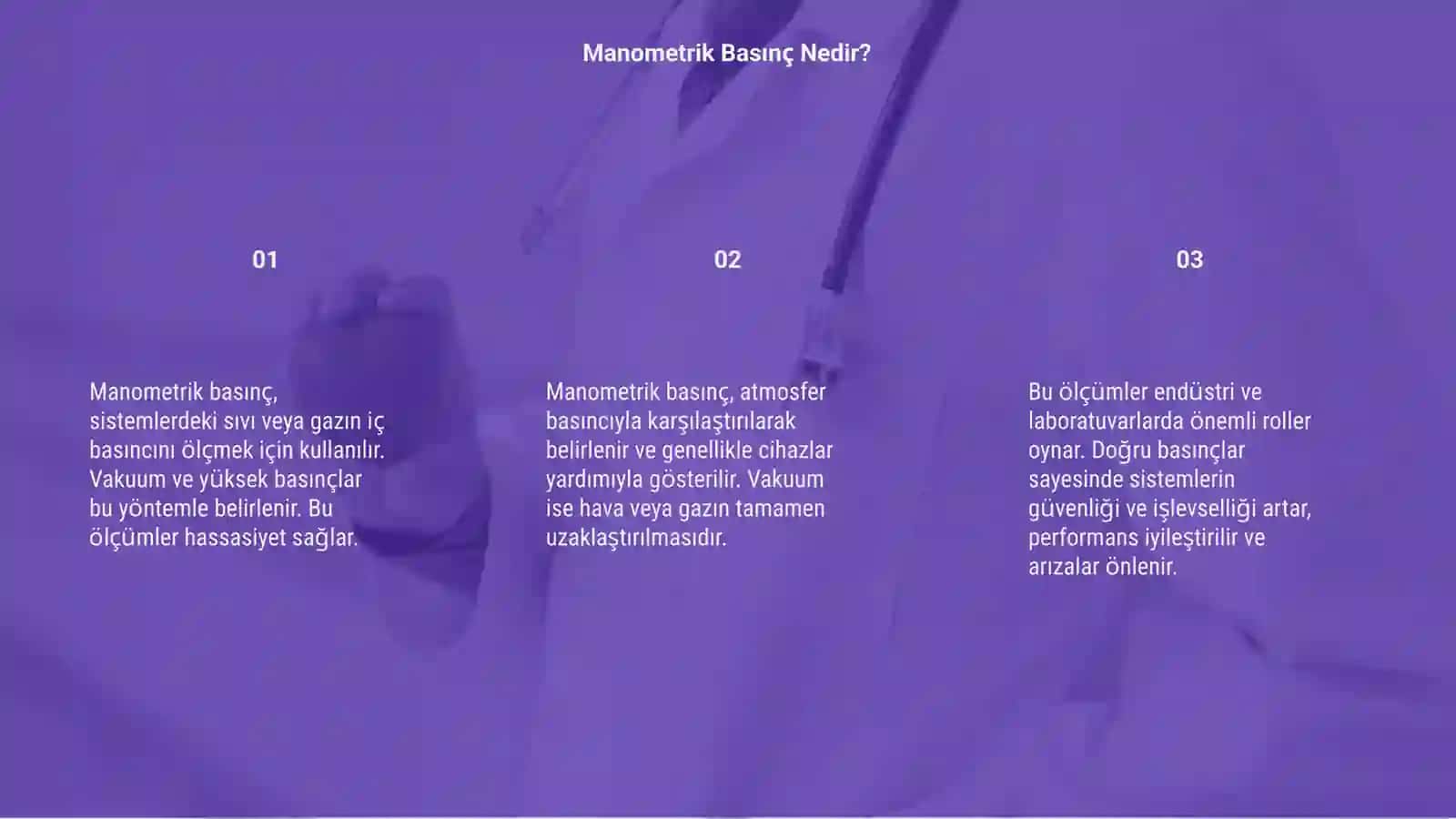 Manometrik bosim, vakuum 3