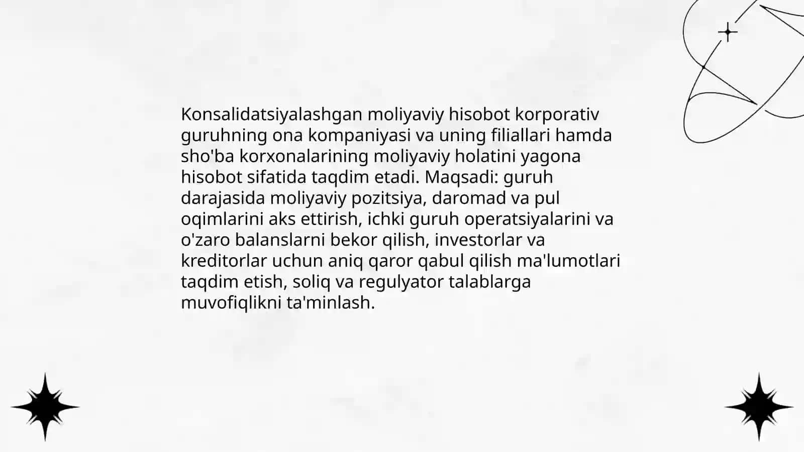 Konsalidatsiyalashgan moliyaviy hisobot 3