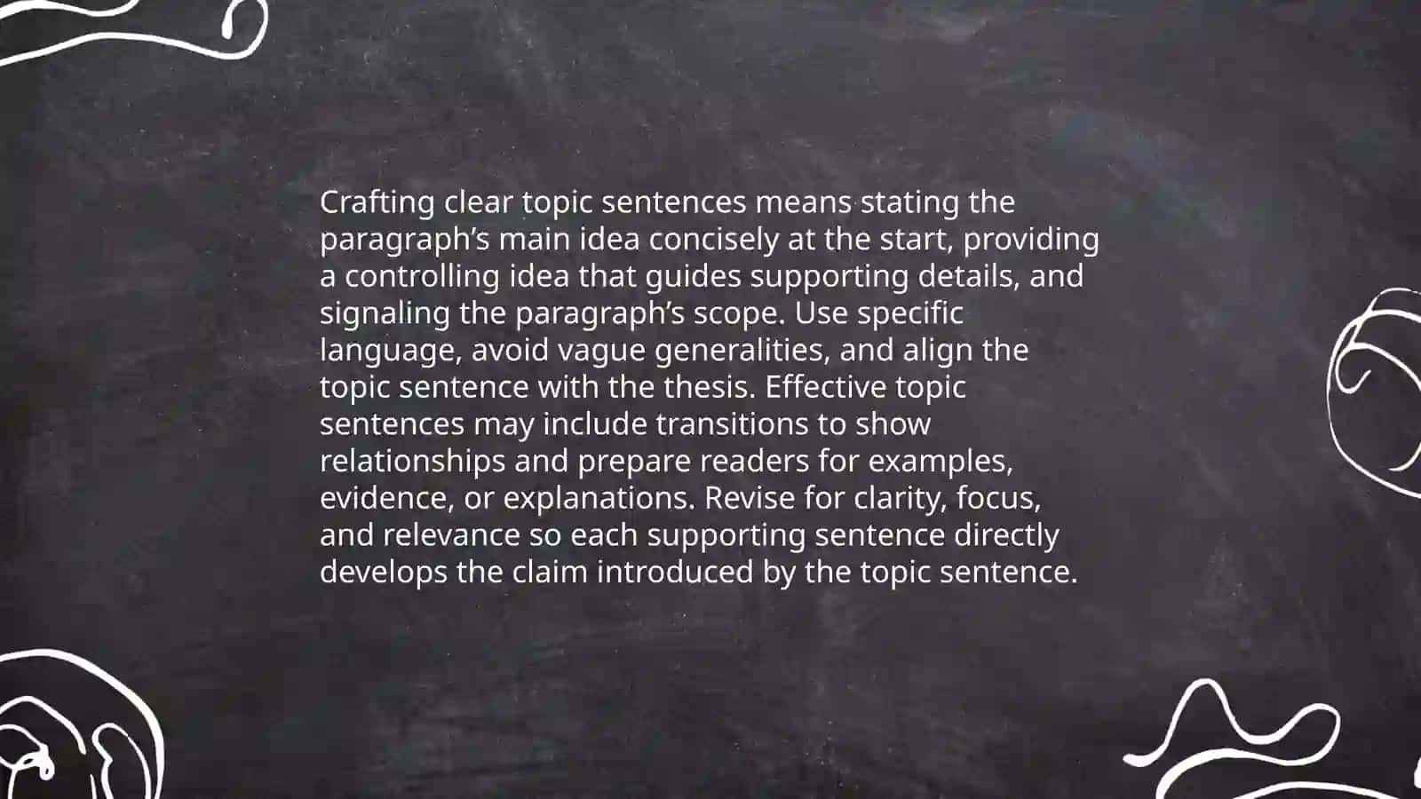 Writing well-developed paragraphs with supporting details 3