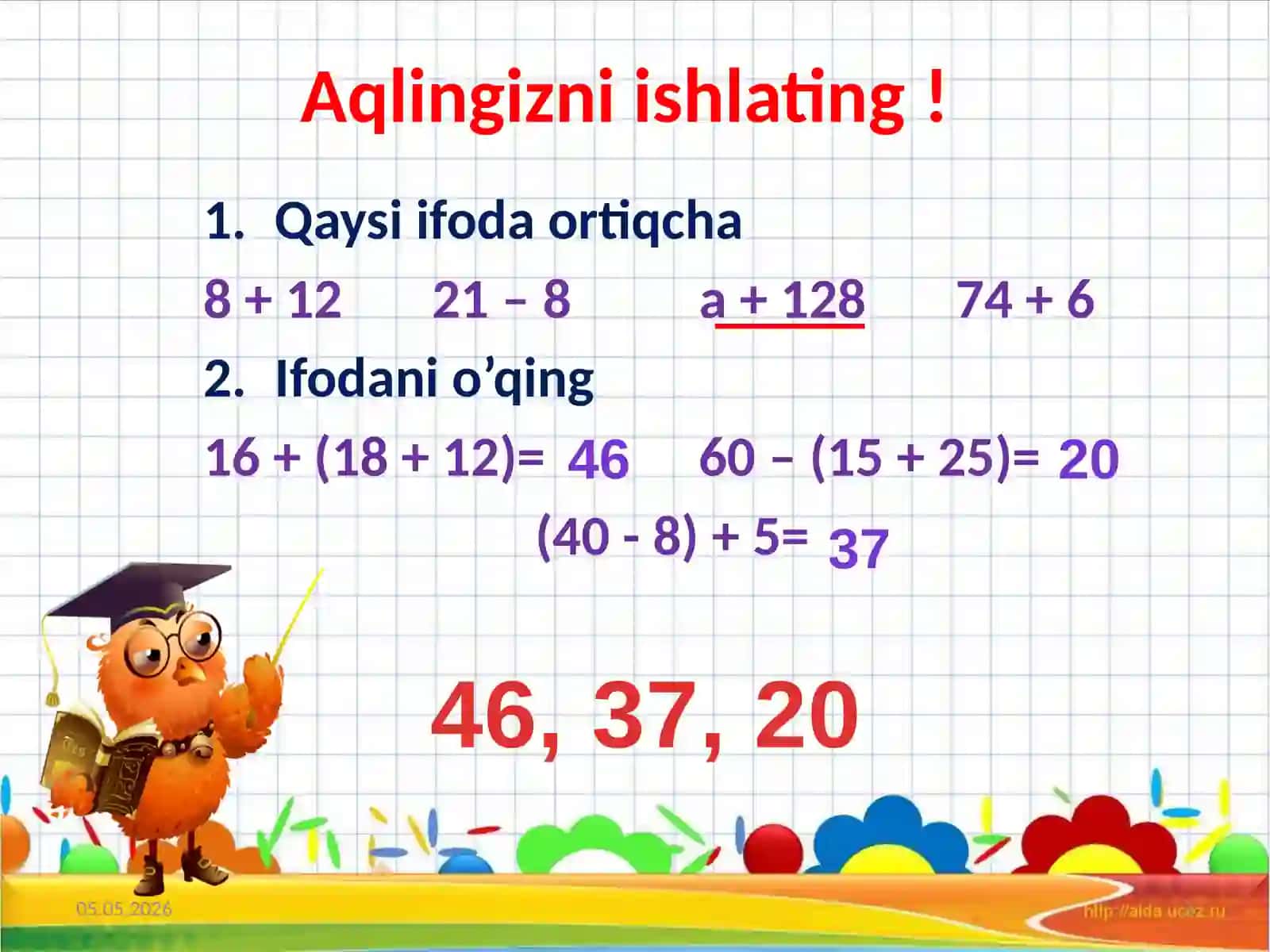 Algoritmtushunchasi 3
